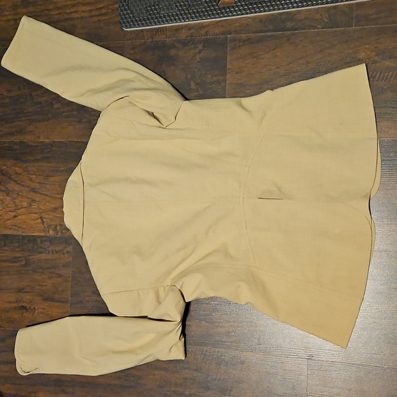 Beige Women's Blazer - Picture 6 of 6